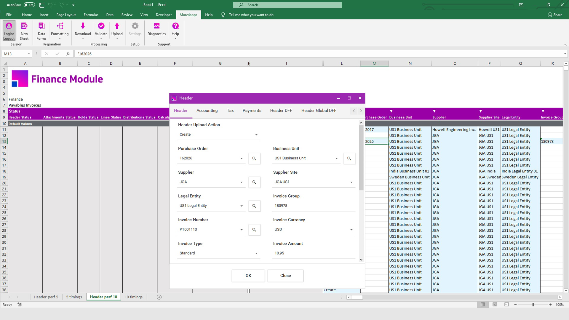 ERP Finance Module