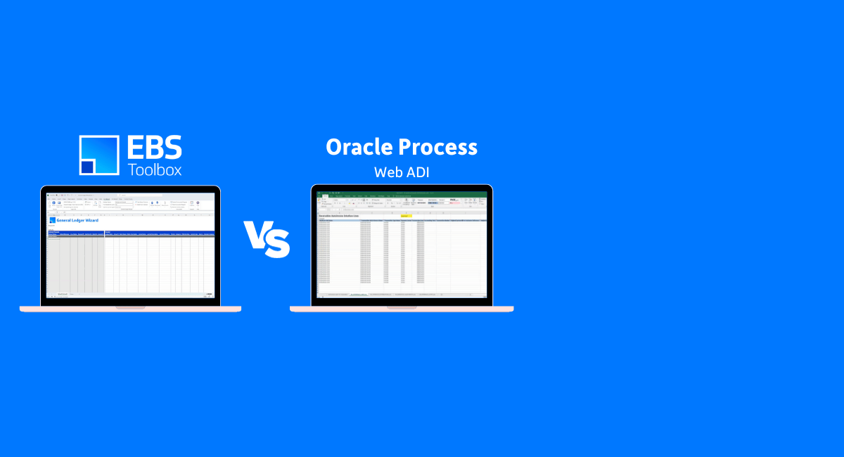 The More4apps EBS Toolbox compared to Oracle Web ADI.