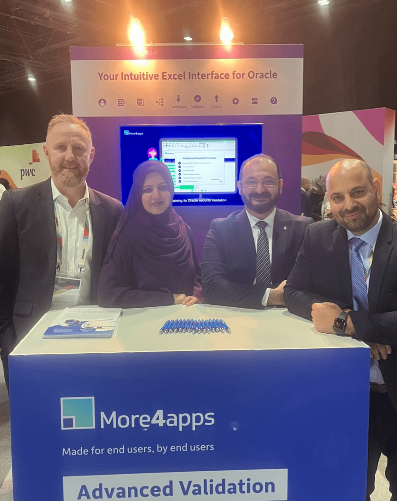 The team at Oracle CloudWorld Dubai.