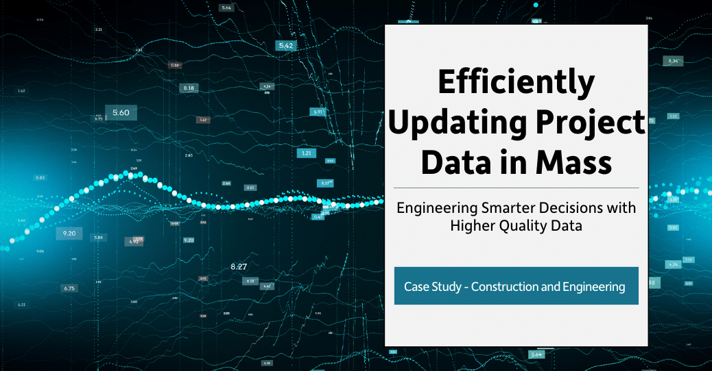 Efficiently Updating Project Data in Mass