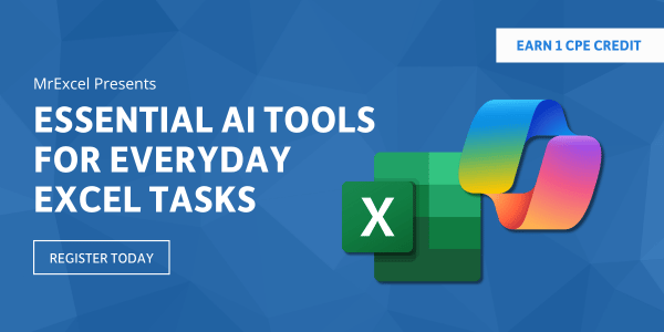 MrExcel Presents: Essential AI Tools for Everyday Excel Tasks